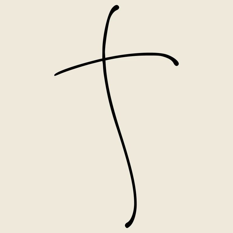 Plain Cross Line