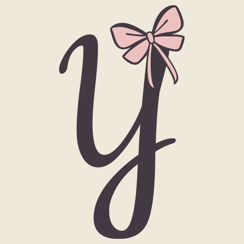 Ruban Lettre Y Initiale