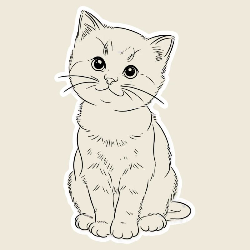 Shy kitten