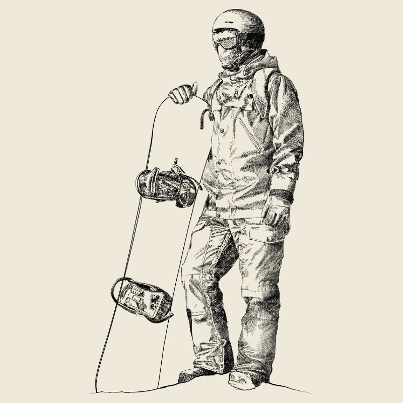 Freerider Snowboarder