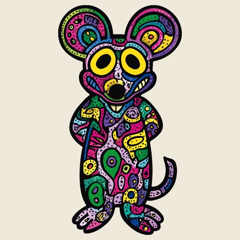 Maus Bunt Kunst