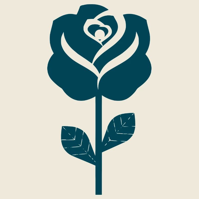 Graphique abstrait rose en sarcelle