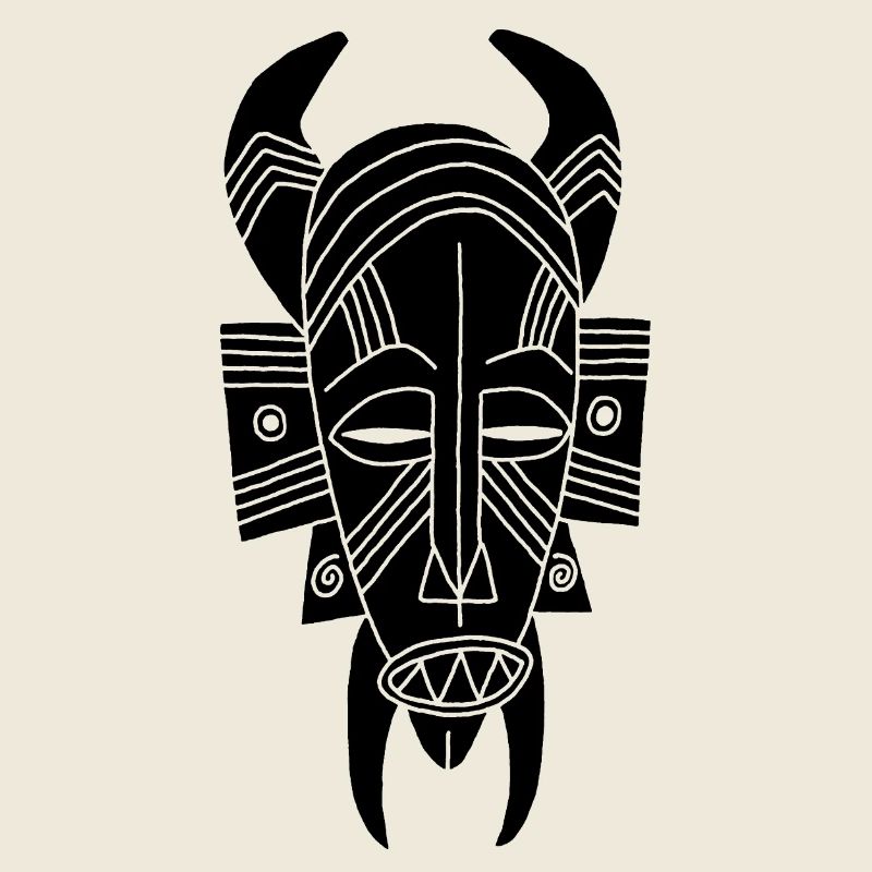 Afrikanischer schwarzer Dämon