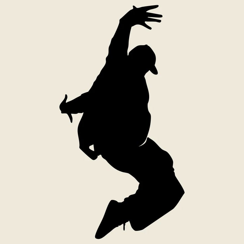 B-Boy Silhouette – Breakdance Freeze