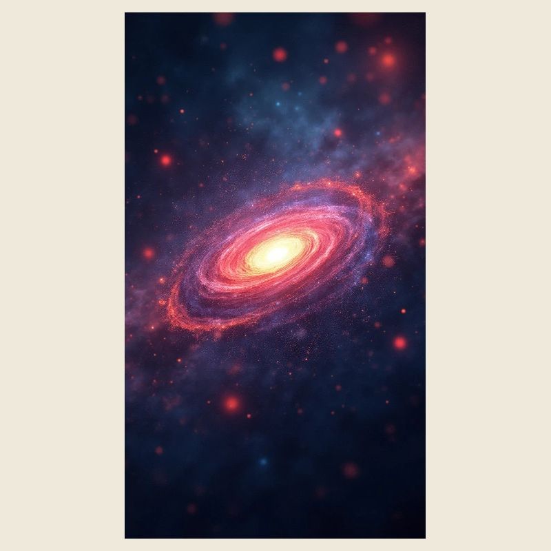 Core Galaxy Neon Spiral