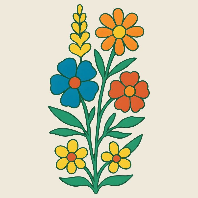 Frühlingsblumen Farbenfroh