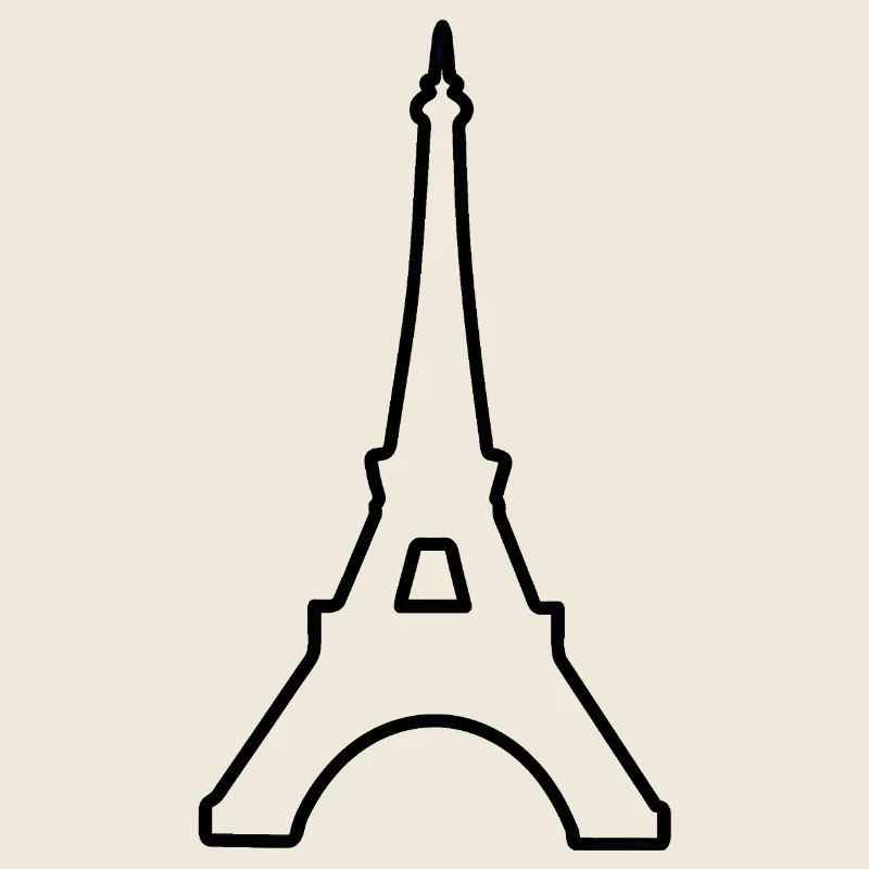 Tour Eiffel Paris monument minimaliste