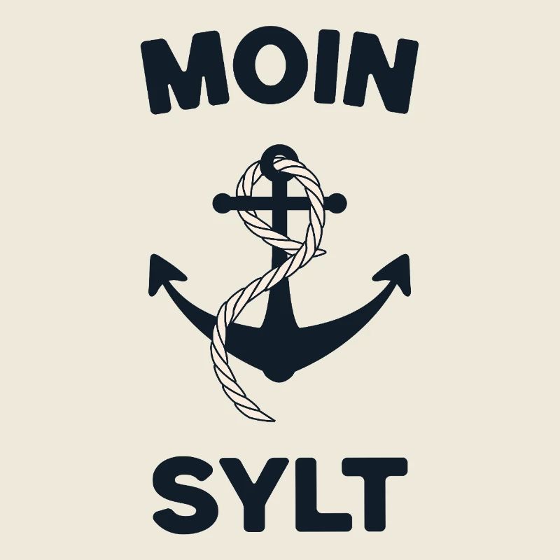 Moin Sylt – Maritimes Anker-Design