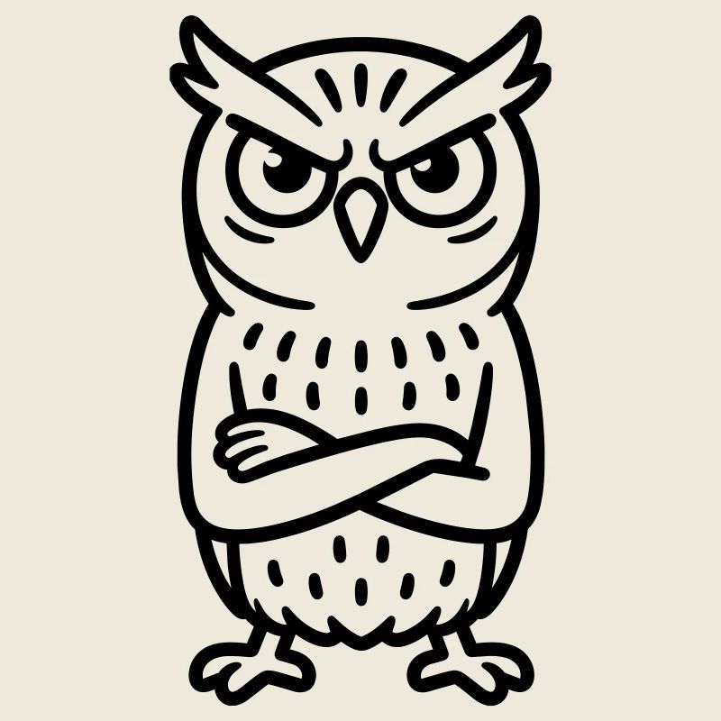 Angry Owl Comic