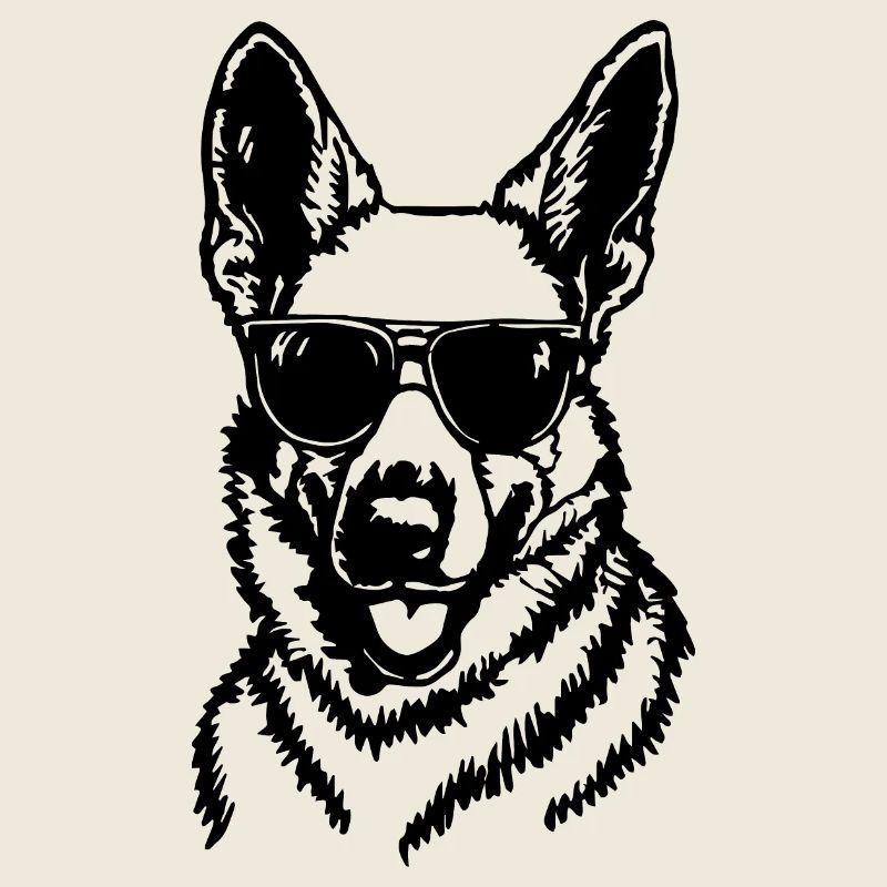 Schäferhund Hund Hundekopf