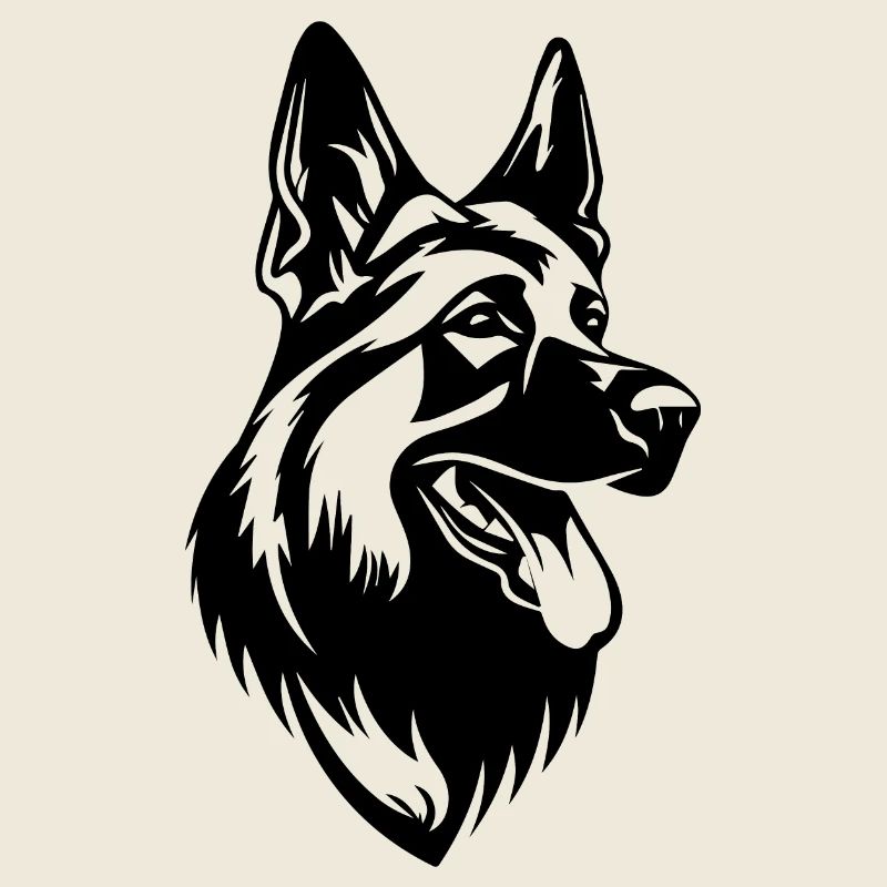 Schäferhund Hund Hundekopf