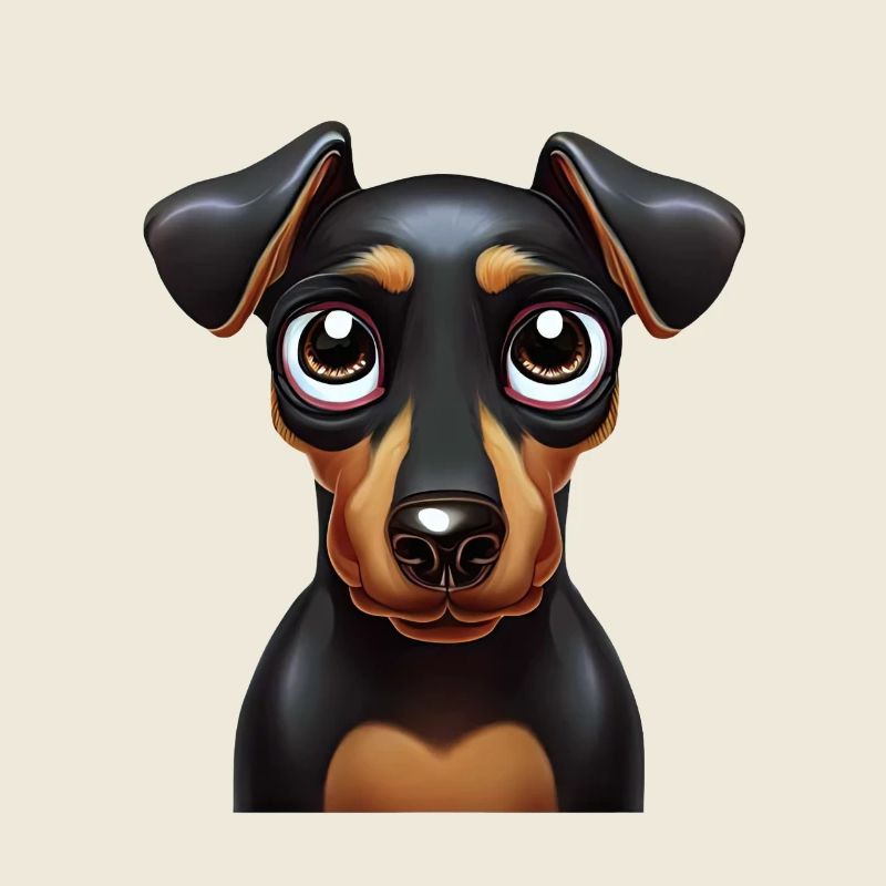 Délicieuse servilité Doberman