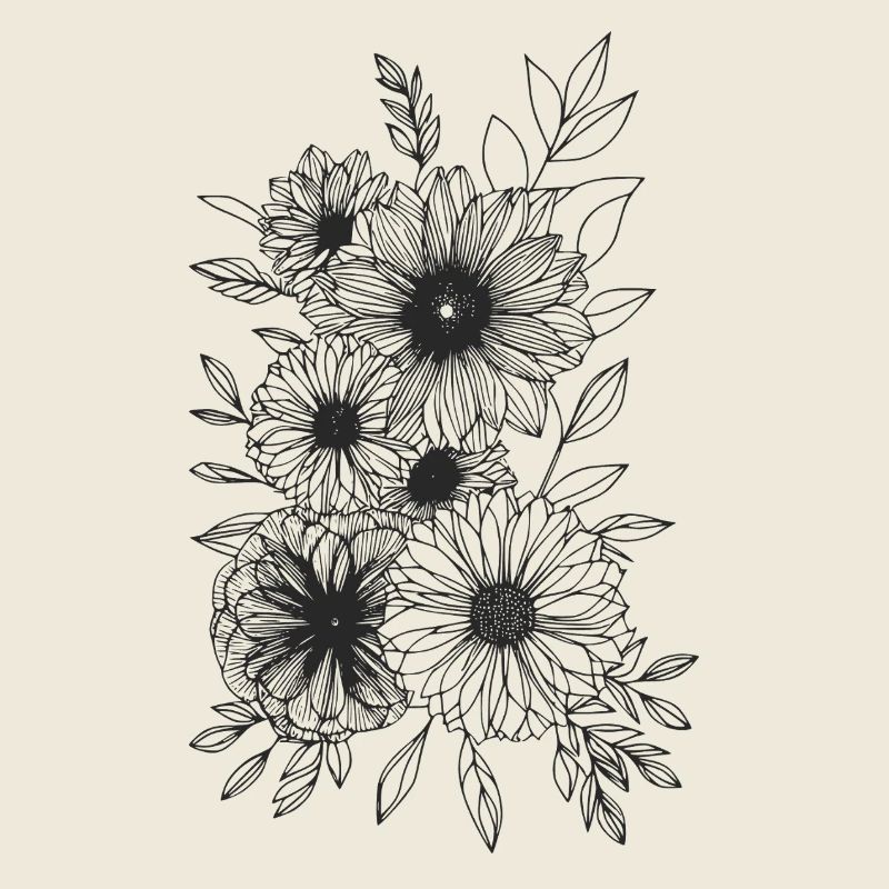 Tatouage de fleur