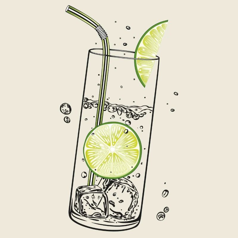 Limetten Limonade Sommer Limo