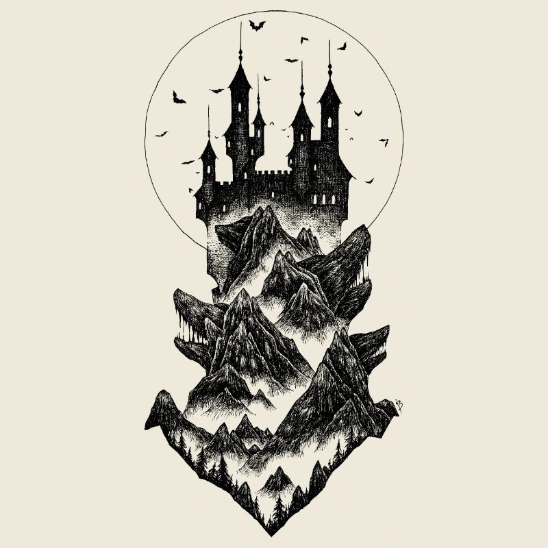 Château de Dracula - noir