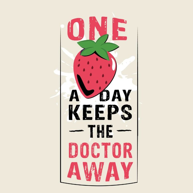 ONE strawberry a day keeps the doctor away