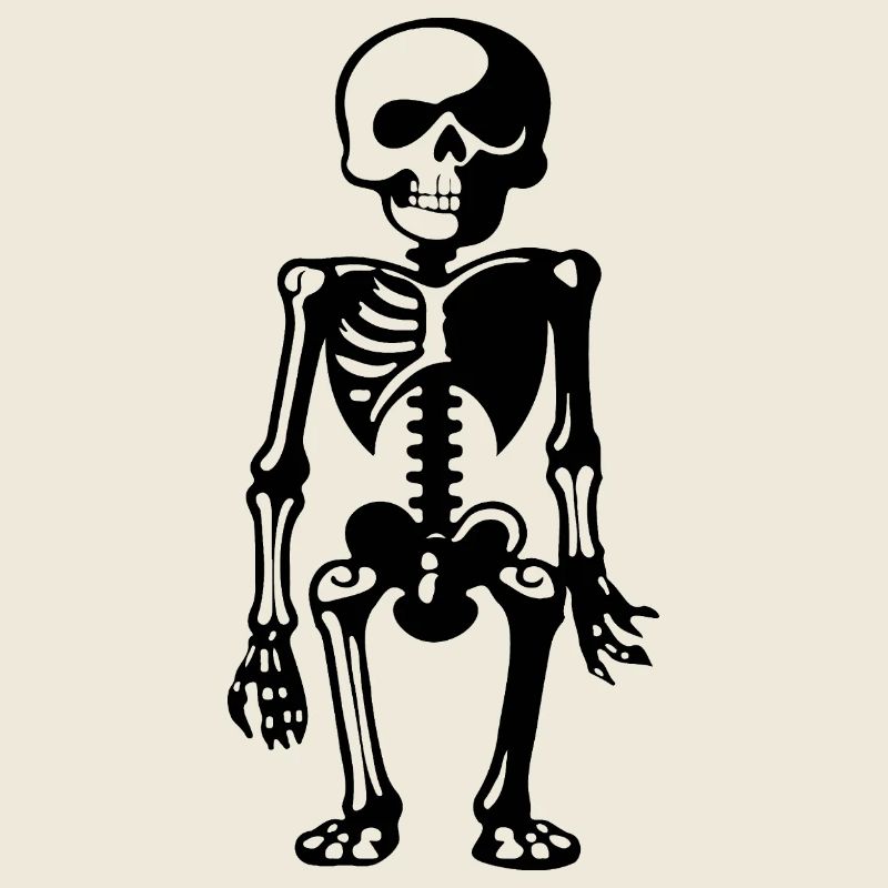 Skeleton Costume Bones Halloween Horreur