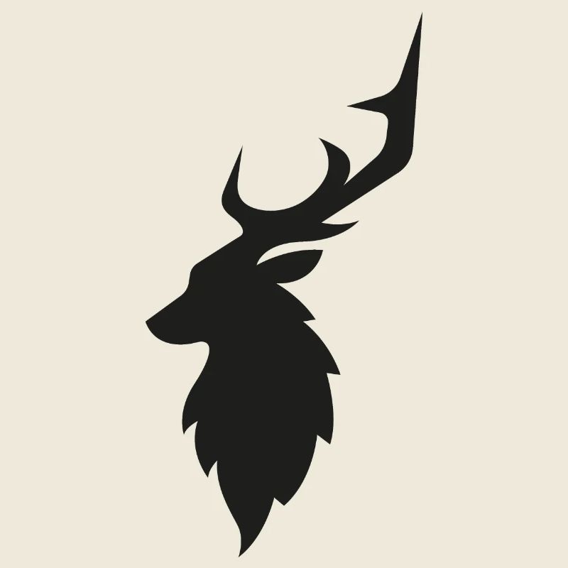 schwarzer Hirsch