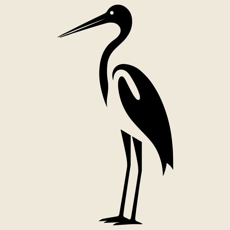 Simple petite cigogne