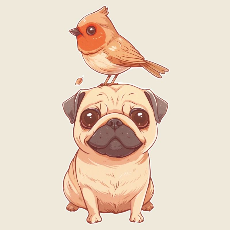 Carlin avec oiseau