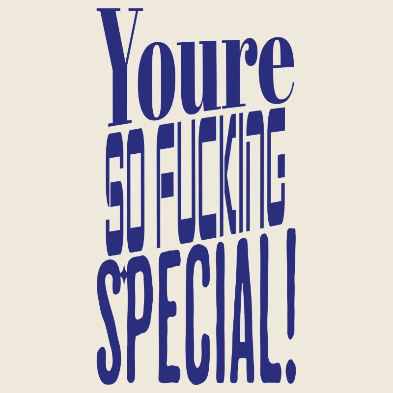 Vous êtes si spécial Cadeau Bleu