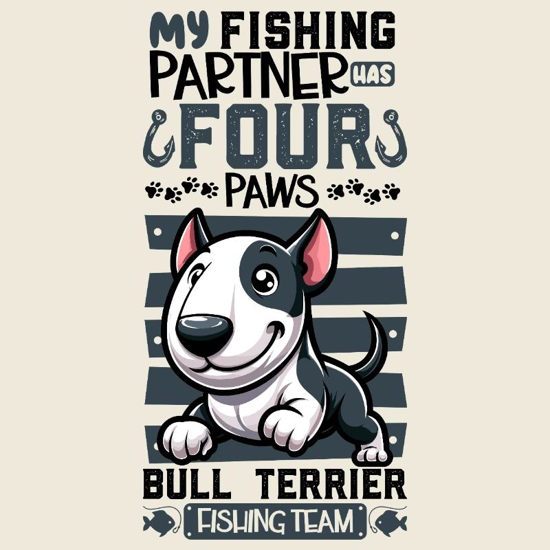 Pêche et Bull Terriers