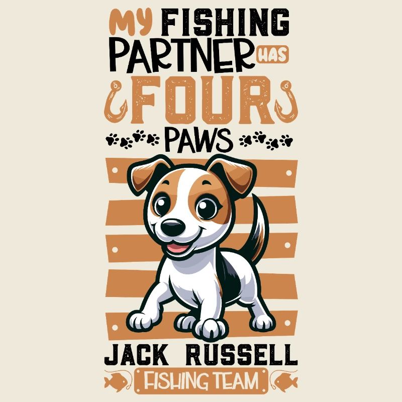 Pêche et Jack Russell Terrier