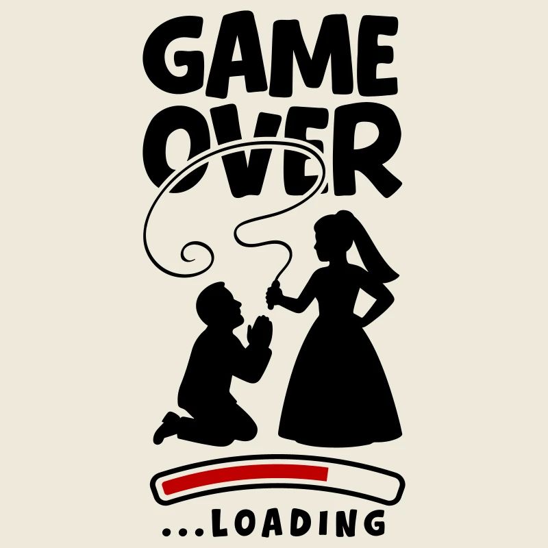 Game Over Wedding Couple