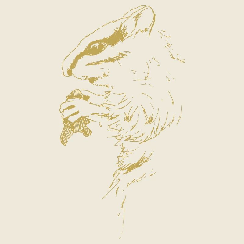 Illustrierte Designs mit Hörnchen