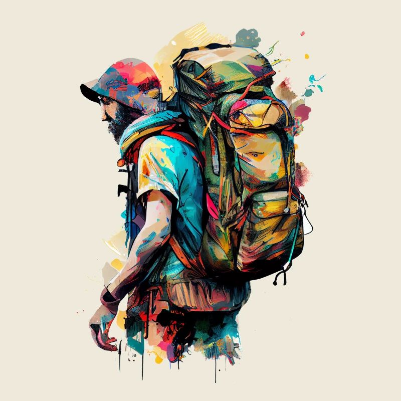 Graffiti Backpacker Design