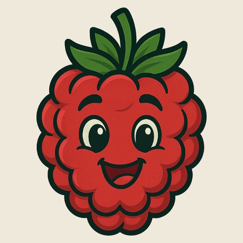Framboise heureuse