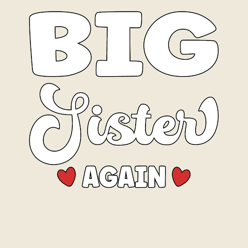 Big Sister Again – Spruch Schwangerschaft