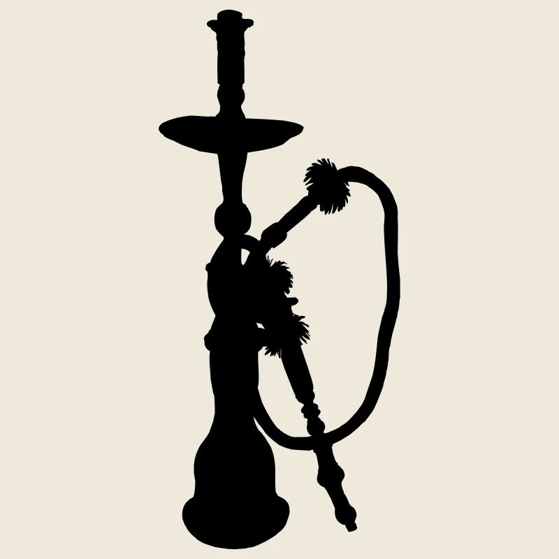 Water pipe shadow figure