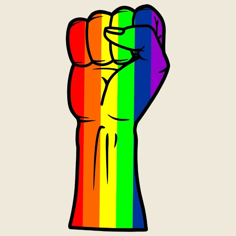 Regenbogen-Handfaust