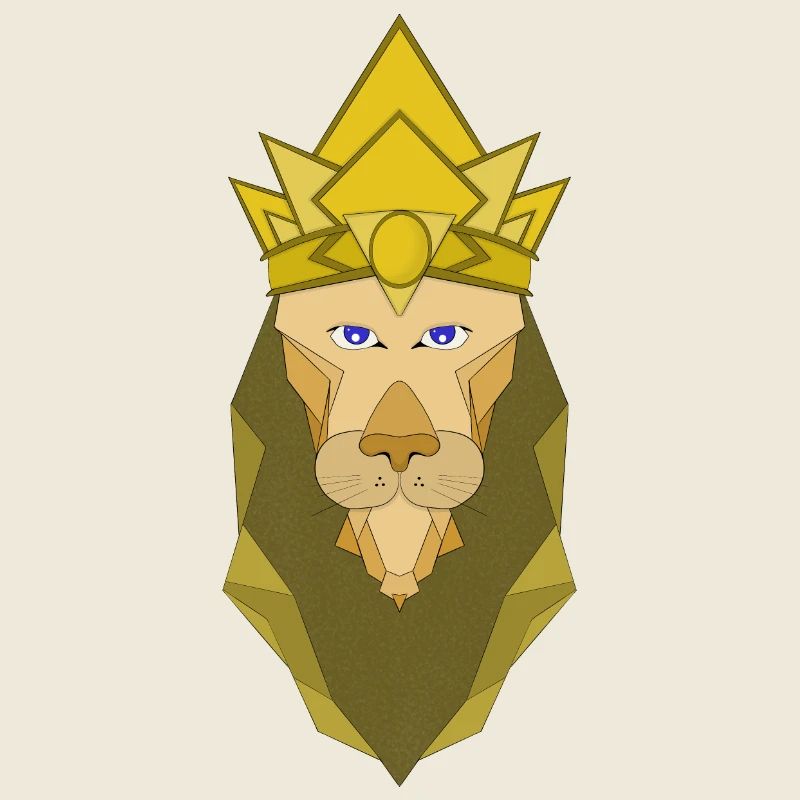 Polygonal emperor lion