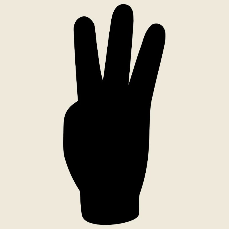 three finger greeting freedom