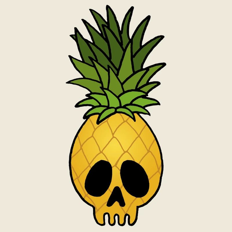 Ananas-Schädel