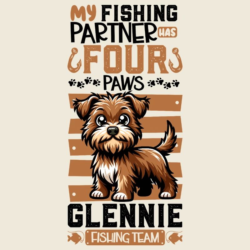 Pêche et Irish Glen d’Imaal Terrier