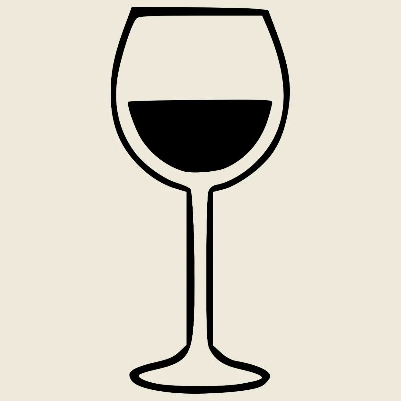 Wein Weinglas schwarz Rotwein Weißwein 