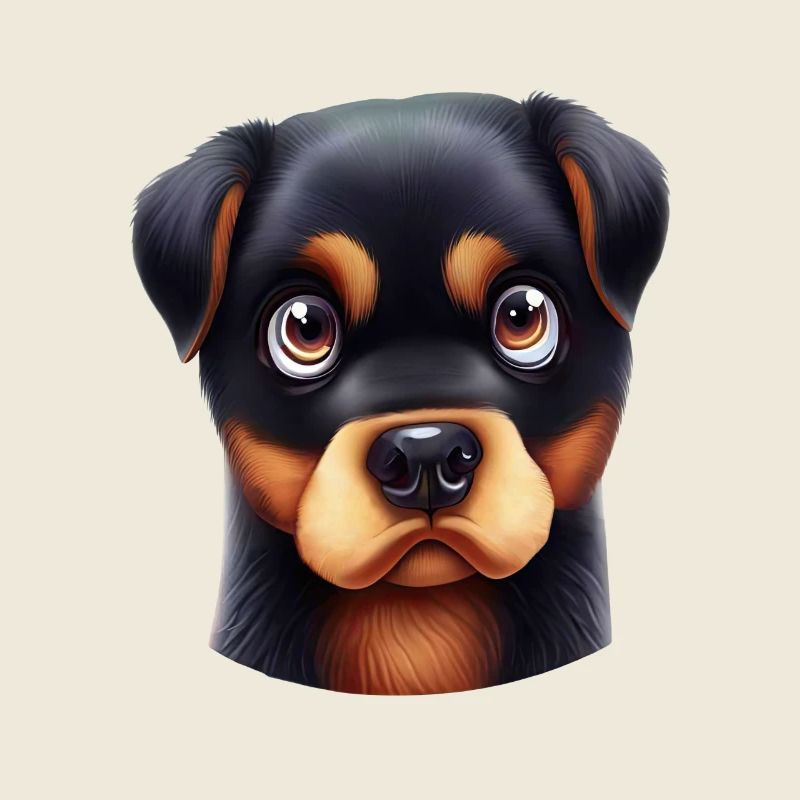 Charmant Rottweiler Gaze