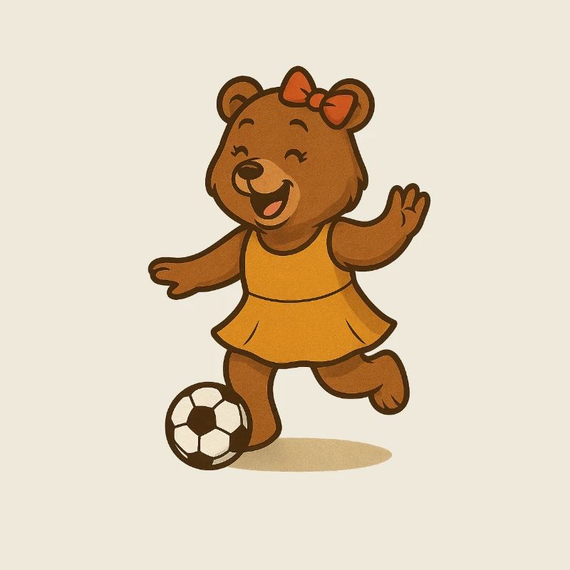 Fußball Bärin
