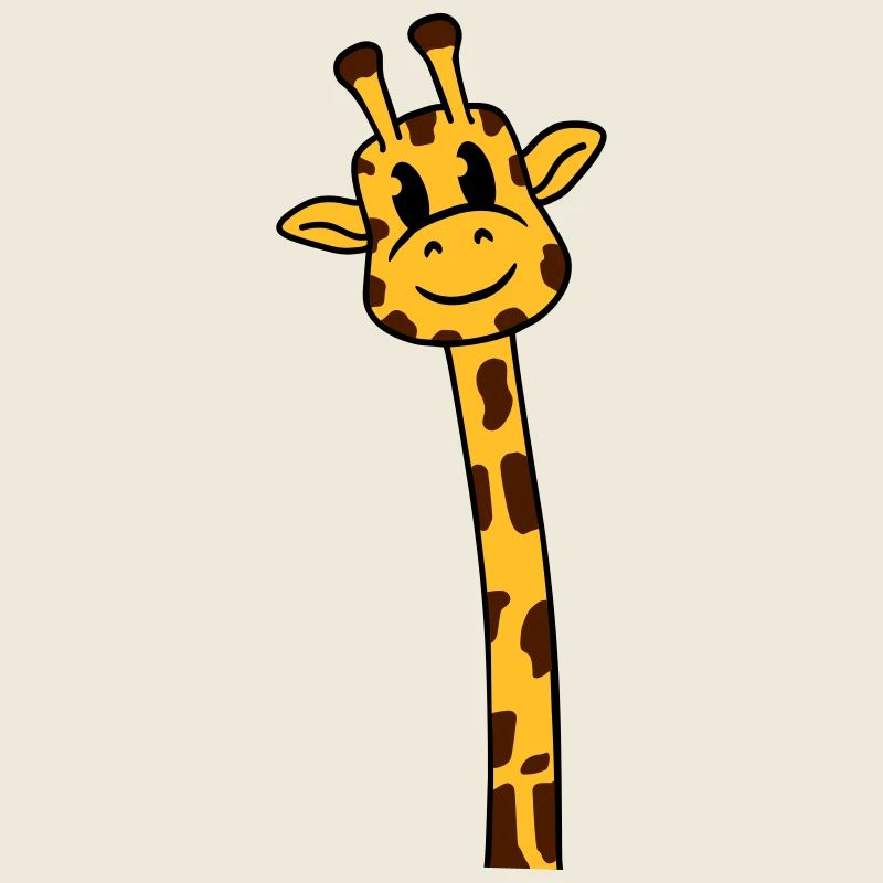 Funny Long Neck Giraffe Cool Cute Animals