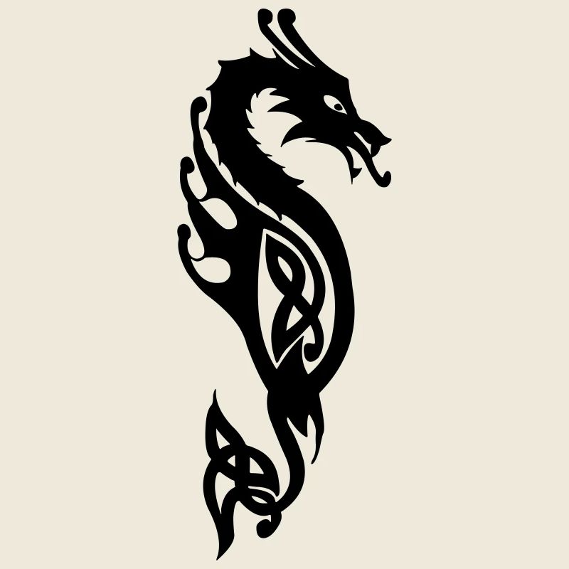 Serpent de mer monstrueux ou vecteur dragon
