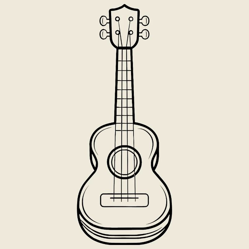 Sketch de ukulélé