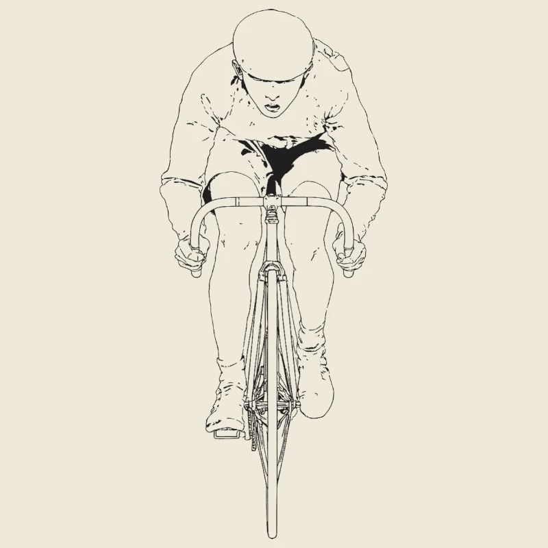 Art de lignes cyclistes