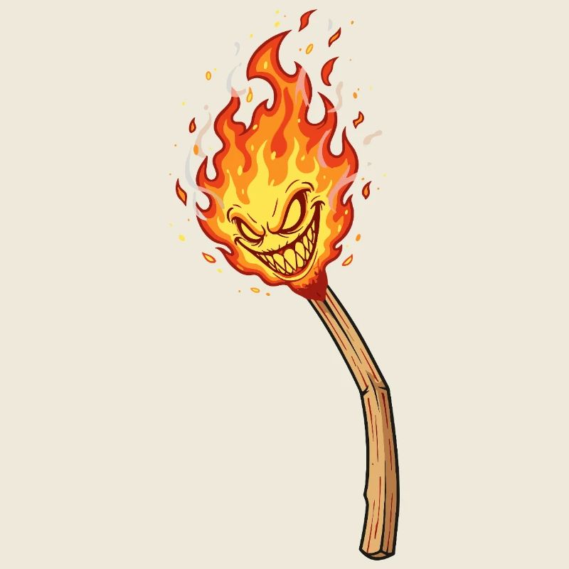 Lodernder Flammenkobold