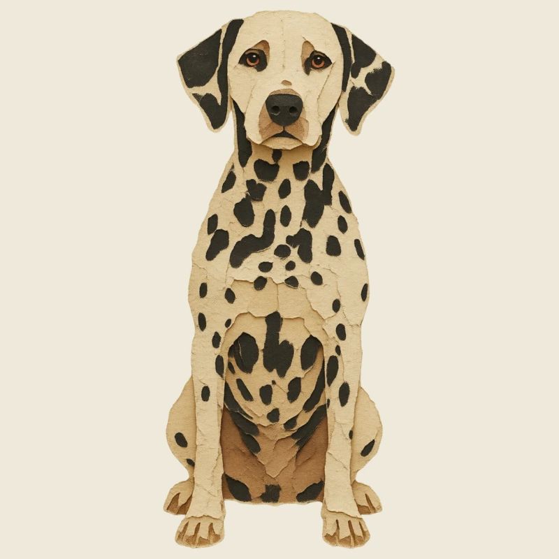 T-shirt d’art Dalmatian Patch