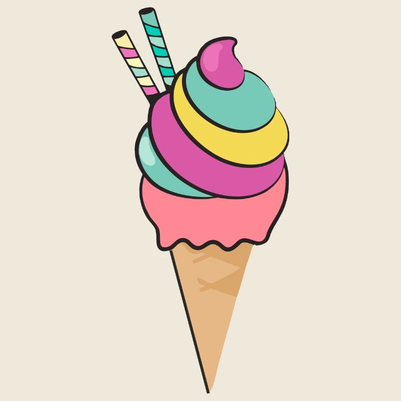 Eiscreme, Eistüte, Eis