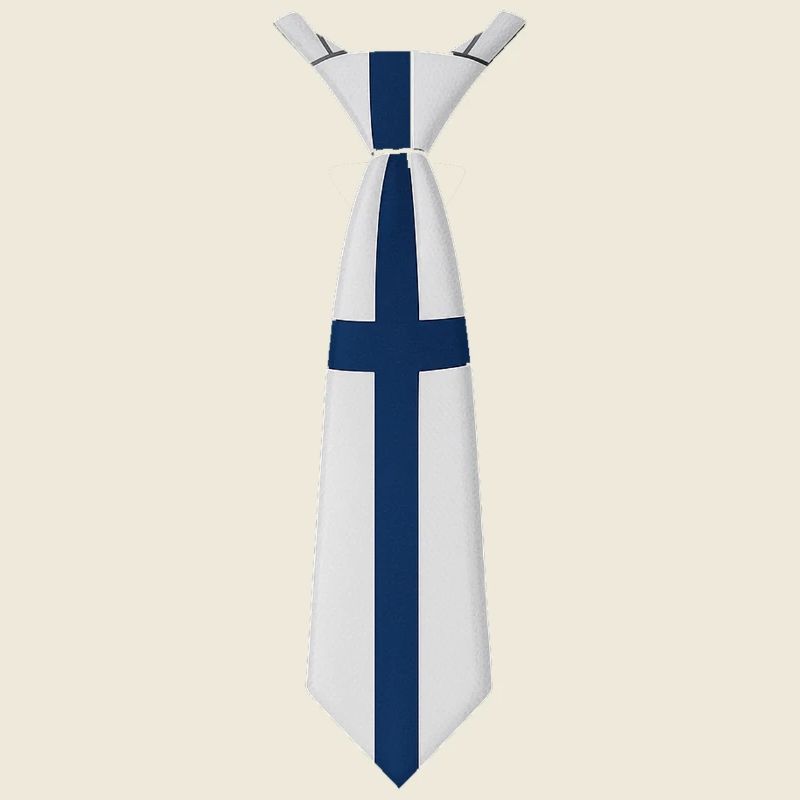 Cravate Finlande – Conception du drapeau