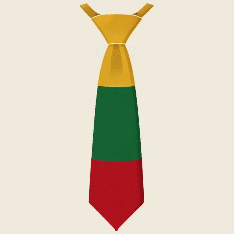 Lithuania Tie – Flaggendesign